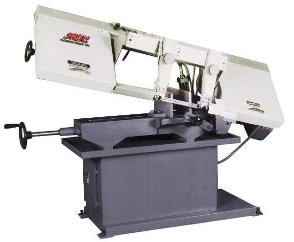 Vectrax - 9 x 14-9/16" Max Capacity, Manual Step Pulley Horizontal Bandsaw - 82, 127, 186 & 300 SFPM Blade Speed, 220 Volts, 2 hp, 3 Phase - Benchmark Tooling