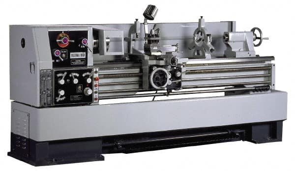 Vectrax - Bench, Engine & Toolroom Lathes Machine Type: Toolroom Lathe Spindle Speed Control: Variable Speed Pulley - Benchmark Tooling