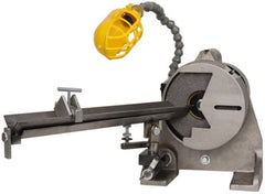 Made in USA - Drill Bit Sharpening Attachment - Compatible with Champ Drill Grinders, For Use On Spade Drill Bits - Benchmark Tooling