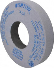 Norton - 12" Diam x 5" Hole x 2" Thick, K Hardness, 60 Grit Surface Grinding Wheel - Aluminum Oxide, Type 1, Medium Grade, 2,070 Max RPM, Vitrified Bond, No Recess - Benchmark Tooling