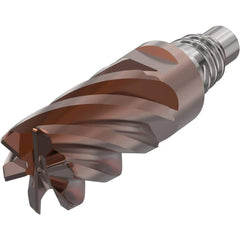 Corner Radius & Corner Chamfer End Mill Heads; Mill Diameter (Inch): 1; Mill Diameter (Decimal Inch): 1.0000; Length of Cut (Inch): 1-1/2; Connection Type: E25; Overall Length (Decimal Inch): 2.9252; Centercutting: Yes; Corner Radius (Decimal Inch): 0.030