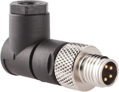 Brad Harrison - 4 Amp, Male 90° Field Attachable Connector Sensor and Receptacle - 60 VAC, 75 VDC, IP67 Ingress Rating - Benchmark Tooling