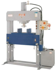 Dake - 40 Ton Hydraulic Shop Press - 19 Inch Stroke, 2 HP, 3 Phase - Benchmark Tooling