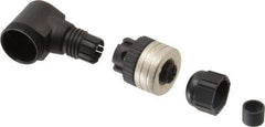 Brad Harrison - 4 Amp, Female 90° to Male 90° Field Attachable Connector Sensor and Receptacle - 250 VAC, 300 VDC, IP67 Ingress Rating - Benchmark Tooling