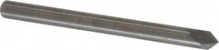 Accupro - 1/8" Diam 2 Flute Single End Solid Carbide Chamfer Mill - Benchmark Tooling