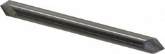 Accupro - 3/16" Diam 2 Flute Double End Solid Carbide Chamfer Mill - Benchmark Tooling