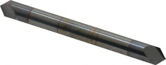 Accupro - 3/16" Diam 2 Flute Double End Solid Carbide Chamfer Mill - Benchmark Tooling