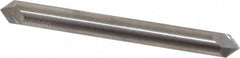 Accupro - 1/4" Diam 2 Flute Double End Solid Carbide Chamfer Mill - Benchmark Tooling