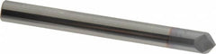 Accupro - 1/4" Diam 2 Flute Single End Solid Carbide Chamfer Mill - Benchmark Tooling