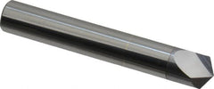 Accupro - 3/8" Diam 2 Flute Single End Solid Carbide Chamfer Mill - Benchmark Tooling