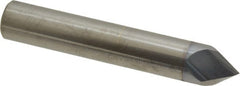 Accupro - 1/2" Diam 2 Flute Single End Solid Carbide Chamfer Mill - Benchmark Tooling