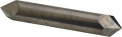 Accupro - 1/2" Diam 2 Flute Double End Solid Carbide Chamfer Mill - Benchmark Tooling