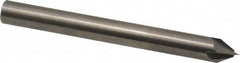 Accupro - 1/4" Diam 4 Flute Single End Solid Carbide Chamfer Mill - Benchmark Tooling