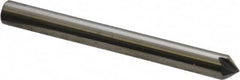 Accupro - 1/4" Diam 4 Flute Single End Solid Carbide Chamfer Mill - Benchmark Tooling