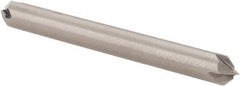 Accupro - 1/4" Diam 4 Flute Double End Solid Carbide Chamfer Mill - Benchmark Tooling