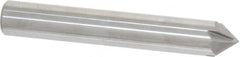 Accupro - 3/8" Diam 4 Flute Single End Solid Carbide Chamfer Mill - Benchmark Tooling