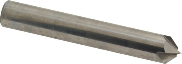 Accupro - 3/8" Diam 4 Flute Single End Solid Carbide Chamfer Mill - Benchmark Tooling