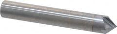 Accupro - 3/8" Diam 4 Flute Single End Solid Carbide Chamfer Mill - Benchmark Tooling