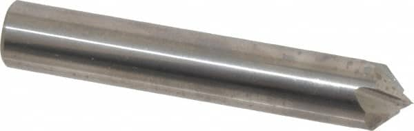 Accupro - 1/2" Diam 4 Flute Single End Solid Carbide Chamfer Mill - Benchmark Tooling