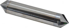 Accupro - 3/4" Diam 4 Flute Double End Solid Carbide Chamfer Mill - Benchmark Tooling