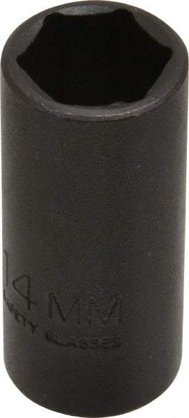 Proto - 3/8" Drive 14mm Deep Thin Wall Impact Socket - 6 Points, 2" OAL - Benchmark Tooling