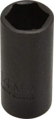 Proto - 3/8" Drive 14mm Deep Thin Wall Impact Socket - 6 Points, 2" OAL - Benchmark Tooling