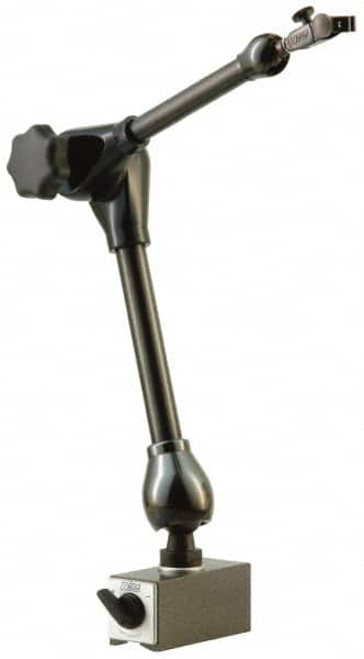 Noga - 0.001" Graduation, 0-100 Dial Reading, Indicator & Base Kit - 2-9/32" Dial Diam - Benchmark Tooling