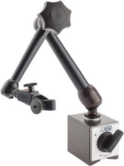 Noga - 175 Lb Magnetic Force, Fine Adjustment Indicator Positioner & Holder with Base - Articulated Arm, Rectangular Base, 55mm Base Height, 60mm Base Length, 50mm Base Width - Benchmark Tooling