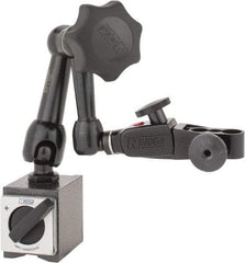 Noga - 70 Lb Magnetic Force, Fine Adjustment Indicator Positioner & Holder with Base - Articulated Arm, Rectangular Base, 35mm Base Height, 40mm Base Length, 30mm Base Width - Benchmark Tooling