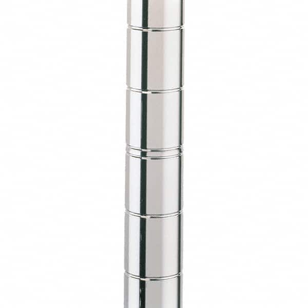 Metro - 1" Wide x 63" High x 1" Long Open Shelving Stationary Shelving Post - Benchmark Tooling