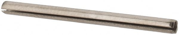 Value Collection - 1/16" Diam x 15/16" Long Slotted Spring Pin - Grade 18-8 Stainless Steel - Benchmark Tooling