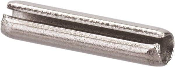 Value Collection - 5/64" Diam x 3/8" Long Slotted Spring Pin - Grade 18-8 Stainless Steel - Benchmark Tooling