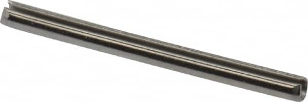 Value Collection - 5/64" Diam x 1" Long Slotted Spring Pin - Grade 18-8 Stainless Steel - Benchmark Tooling