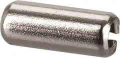 Value Collection - 3/32" Diam x 1/4" Long Slotted Spring Pin - Grade 18-8 Stainless Steel - Benchmark Tooling