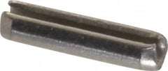 Value Collection - 3/32" Diam x 3/8" Long Slotted Spring Pin - Grade 18-8 Stainless Steel - Benchmark Tooling