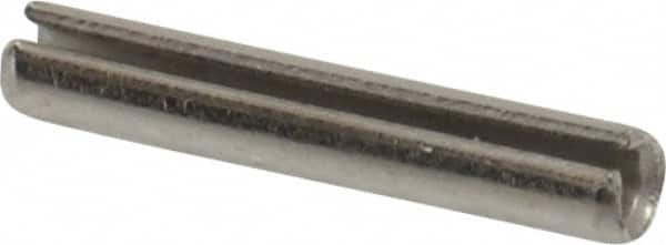 Value Collection - 3/32" Diam x 9/16" Long Slotted Spring Pin - Grade 18-8 Stainless Steel - Benchmark Tooling