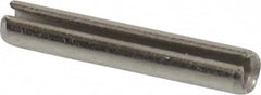 Value Collection - 3/32" Diam x 9/16" Long Slotted Spring Pin - Grade 18-8 Stainless Steel - Benchmark Tooling