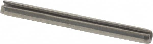 Value Collection - 3/32" Diam x 1" Long Slotted Spring Pin - Grade 18-8 Stainless Steel - Benchmark Tooling