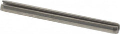 Value Collection - 3/32" Diam x 1" Long Slotted Spring Pin - Grade 18-8 Stainless Steel - Benchmark Tooling