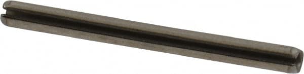 Value Collection - 3/32" Diam x 1-1/8" Long Slotted Spring Pin - Grade 18-8 Stainless Steel - Benchmark Tooling