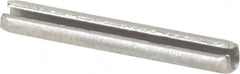 Value Collection - 1/8" Diam x 15/16" Long Slotted Spring Pin - Grade 18-8 Stainless Steel - Benchmark Tooling