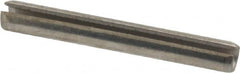 Value Collection - 1/8" Diam x 1" Long Slotted Spring Pin - Grade 18-8 Stainless Steel - Benchmark Tooling