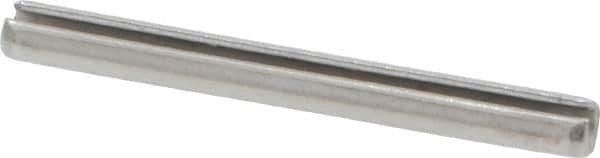 Value Collection - 1/8" Diam x 1-1/4" Long Slotted Spring Pin - Grade 18-8 Stainless Steel - Benchmark Tooling