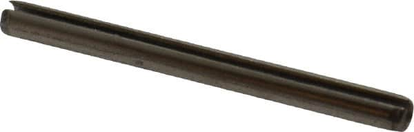 Value Collection - 1/8" Diam x 1-1/2" Long Slotted Spring Pin - Grade 18-8 Stainless Steel - Benchmark Tooling