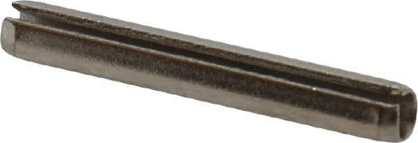 Value Collection - 5/32" Diam x 1-1/8" Long Slotted Spring Pin - Grade 18-8 Stainless Steel - Benchmark Tooling