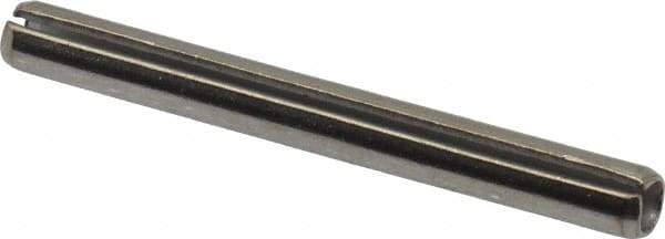 Value Collection - 5/32" Diam x 1-1/2" Long Slotted Spring Pin - Grade 18-8 Stainless Steel - Benchmark Tooling