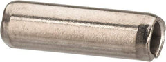 Value Collection - 3/16" Diam x 5/8" Long Slotted Spring Pin - Grade 18-8 Stainless Steel - Benchmark Tooling