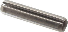 Value Collection - 3/16" Diam x 7/8" Long Slotted Spring Pin - Grade 18-8 Stainless Steel - Benchmark Tooling