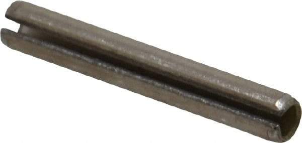 Value Collection - 3/16" Diam x 1-1/4" Long Slotted Spring Pin - Grade 18-8 Stainless Steel - Benchmark Tooling