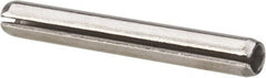 Value Collection - 3/16" Diam x 1-1/2" Long Slotted Spring Pin - Grade 18-8 Stainless Steel - Benchmark Tooling